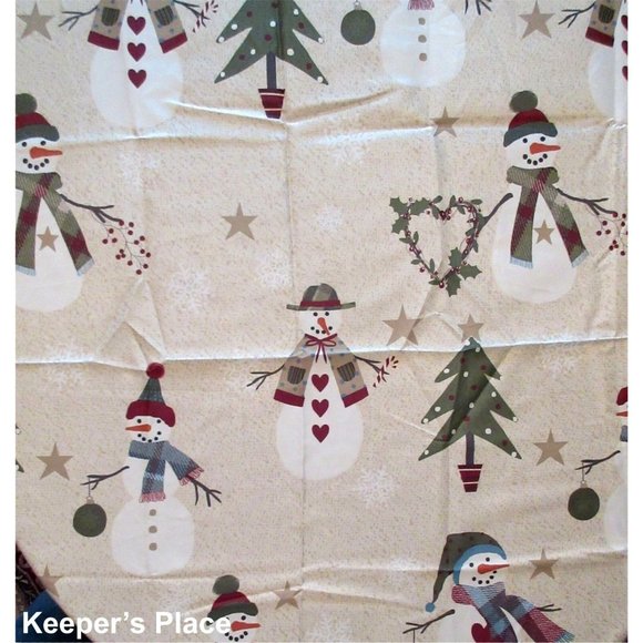 Avanti Linens Country Snowman Pip Berries Hearts - Picture 2 of 10